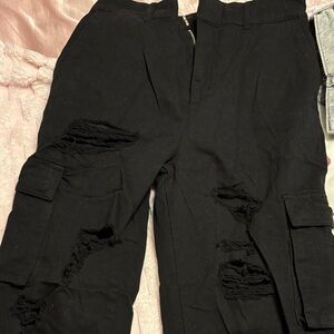 Forever 21 Black High-Waisted Pants